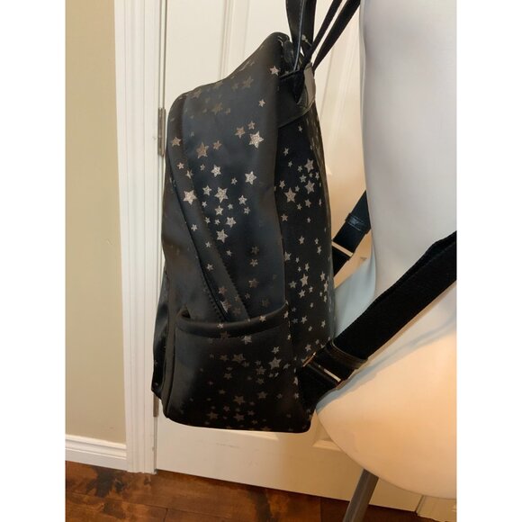 Kate Spade Black Chelsea The Little Better Scattered Stars Medium Backpack - Picture 6 of 9